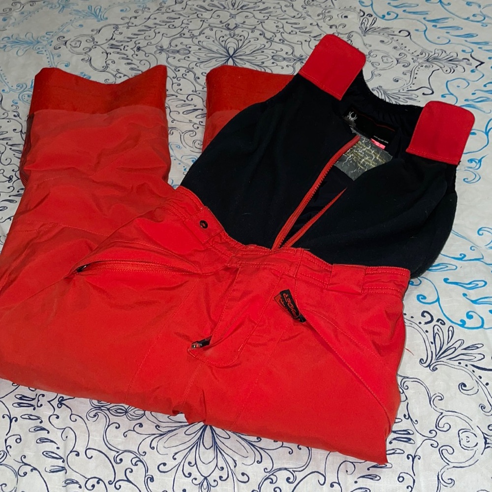 Spyder Kids size 6 Ski pants.-Used-Still lots of life.